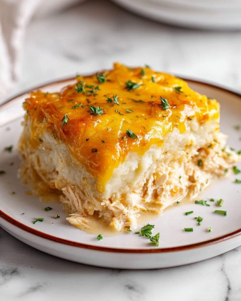 Creamy Chicken Cauliflower Rice Casserole That’s Light Yet Comforting Recipe