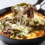 Creamy Keto Philly Cheesesteak Skillet Recipe