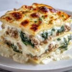 Creamy White Keto Lasagna: A Low-Carb Family Favorite Recipe