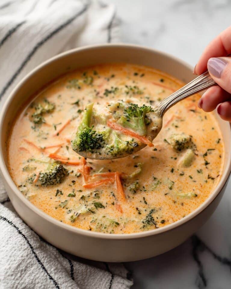Keto Broccoli Cheese Soup Recipe
