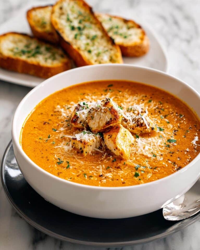 Crock Pot Creamy Chicken Parmesan Soup Recipe
