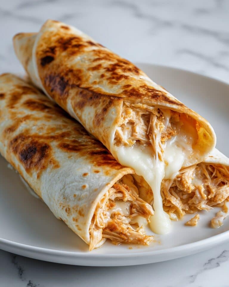Ultimate Crispy Baked Chicken and Cheese Chimichangas Recipe