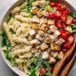 Easy Chicken Caesar Pasta Salad Recipe