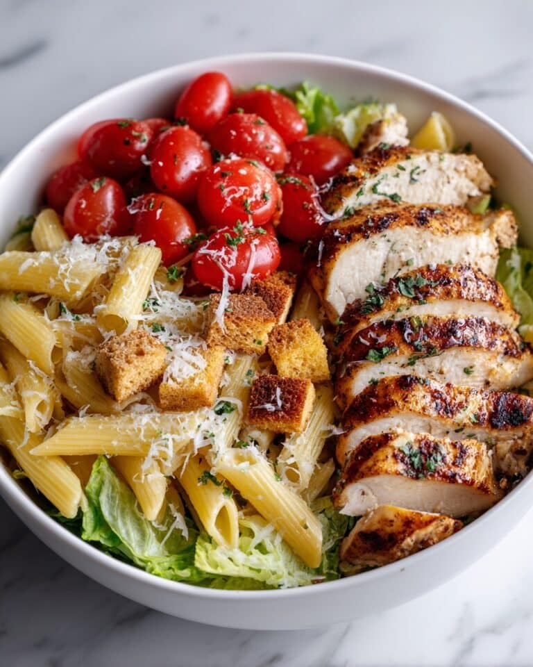 Chicken Caesar Pasta Salad Recipe