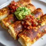 Chicken Chimichangas with Cheese and Optional Fried or Baked Cooking Recipe