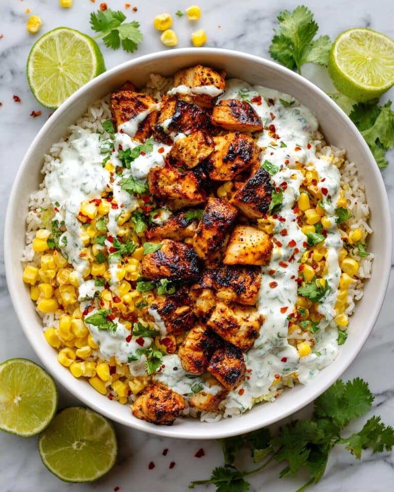 Street Corn Chicken Rice Bowl Recipe