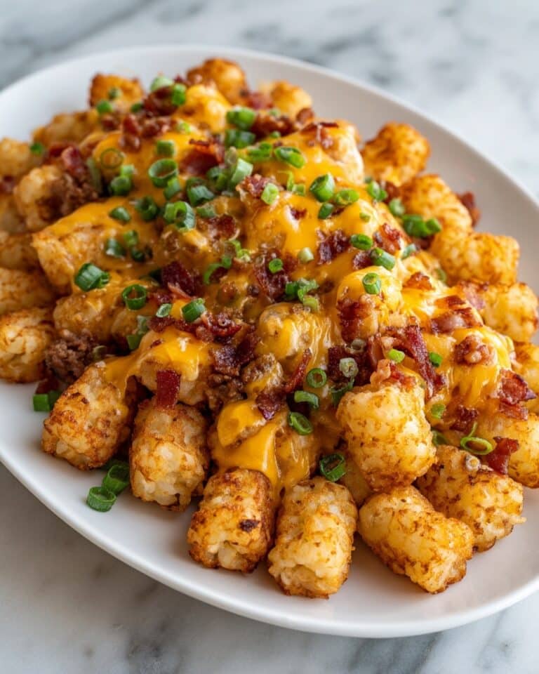 Cheesy Ground Beef & Tater Tot Casserole Recipe