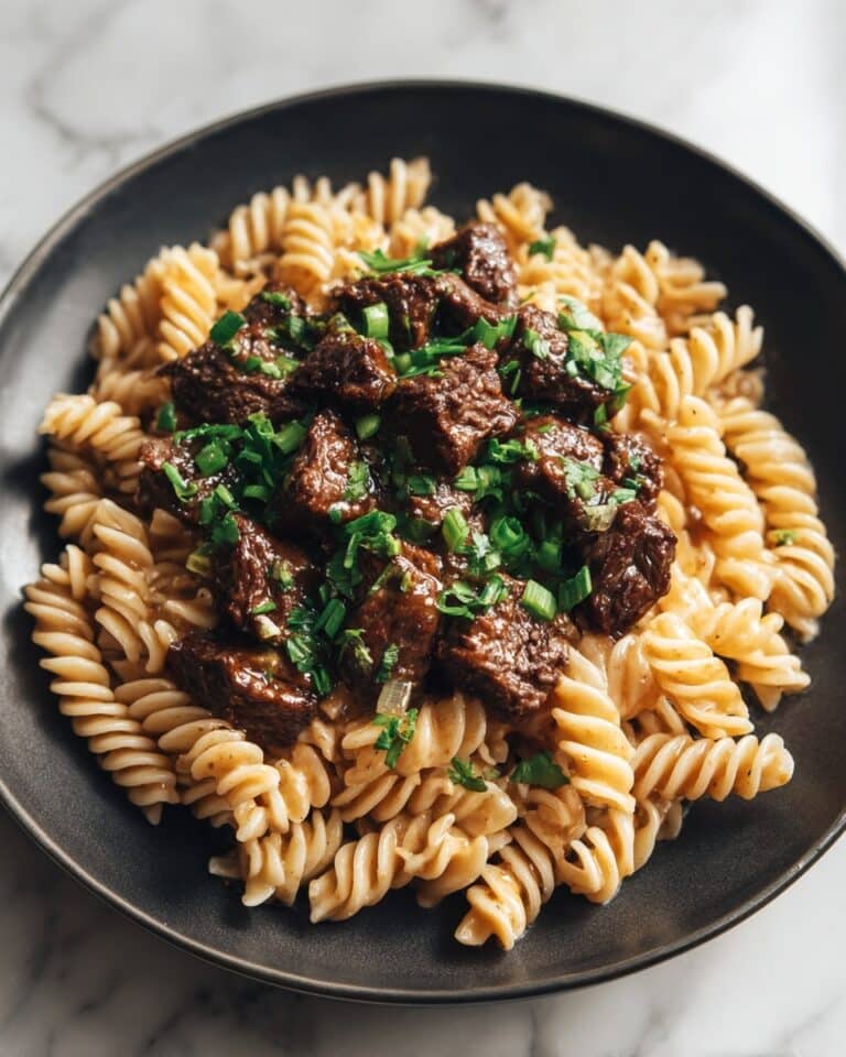 Pasta de Res BBQ con Miel en una Sola Sartén Recipe