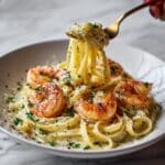 Creamy Garlic Shrimp Pasta Recipe