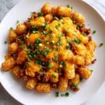 Tater Tot Casserole with Creamy Beef and Cheddar Recipe
