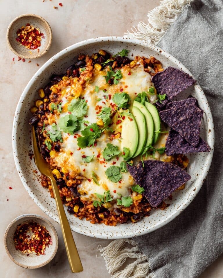 Salsa Verde Chicken & Rice Skillet Recipe