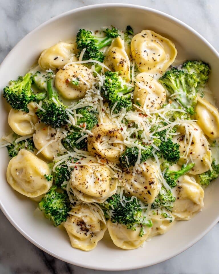 Sheet Pan Broccoli Tortellini Bake Recipe