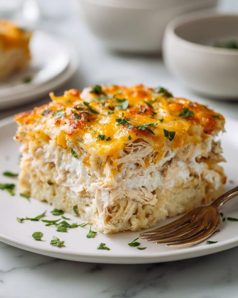Healthy Chicken Cauliflower Rice Casserole Recipe