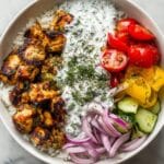 Mediterranean Lemon-Dill Chicken Bowls Recipe