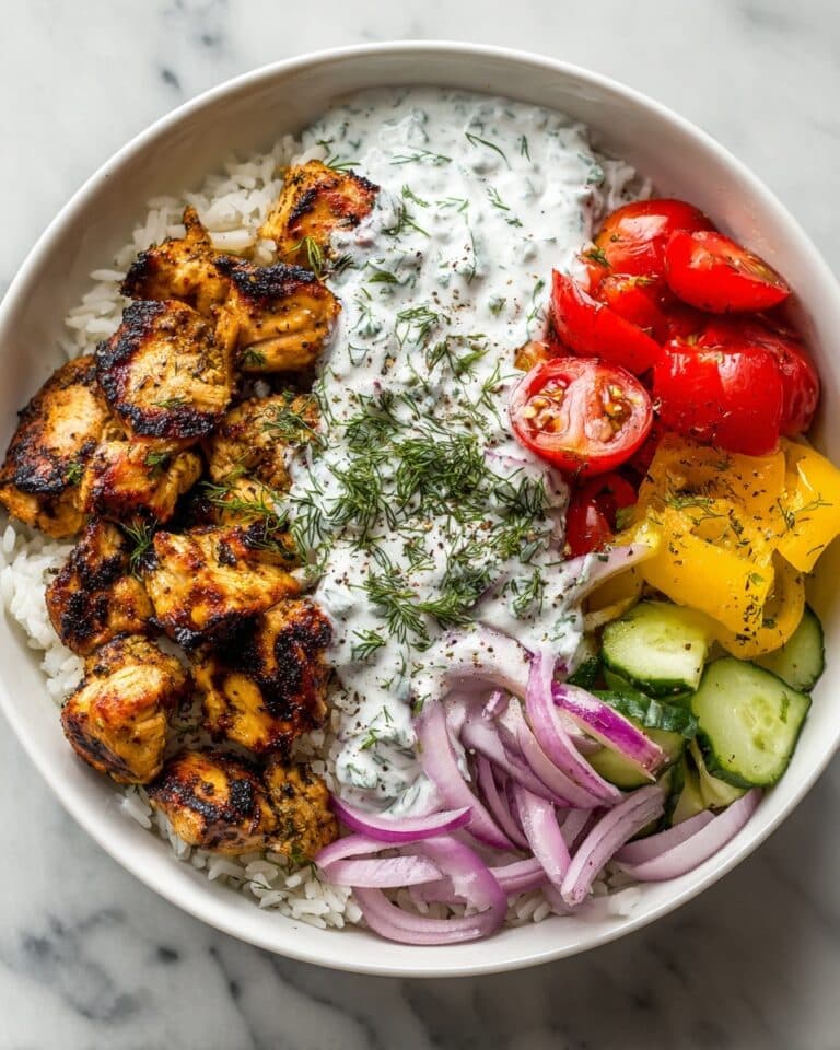 Mediterranean Lemon-Dill Chicken Bowls Recipe