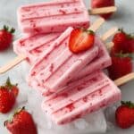 Delicious Strawberry Cream Popsicles: Guilt-Free Summer Bliss Recipe