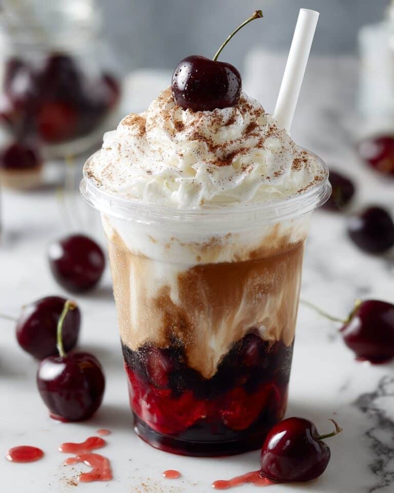 Cherry Vanilla Iced Latte Bliss Recipe