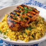 Sweet Chili Coconut-Lime Grilled Chicken with Cauliflower Rice Recipe