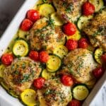 Savory Mediterranean Chicken Zucchini Bake Recipe