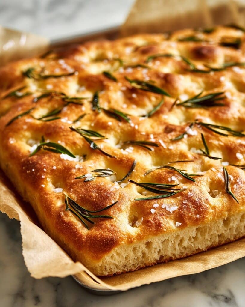 Same Day Sourdough Focaccia Bread Recipe
