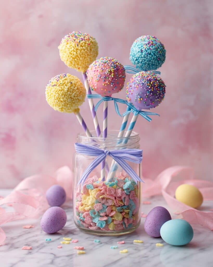 Festive Easter Marshmallow Peeps Pops Recipe