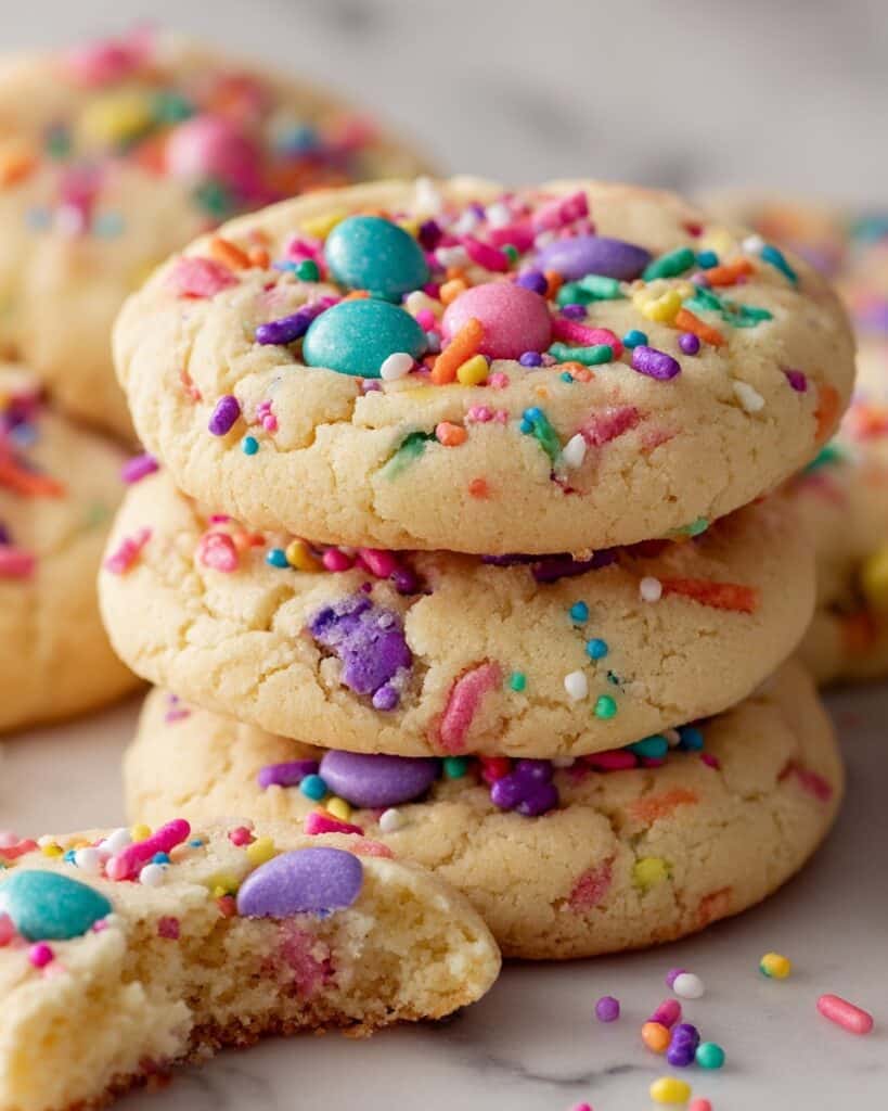 Easter M&M’s White Chocolate Chip Cookies Recipe
