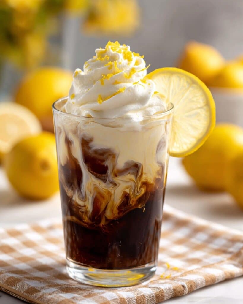 Lemon Meringue Iced Coffee 🍋☕ Recipe