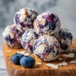 Blueberry Cheesecake Protein Balls Recipe