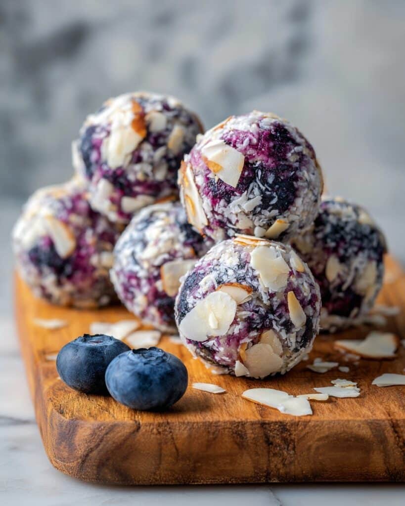 Blueberry Cheesecake Protein Balls Recipe
