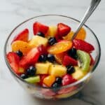 Fruit Salad with Honey-Lime Poppy Seed Dressing Recipe