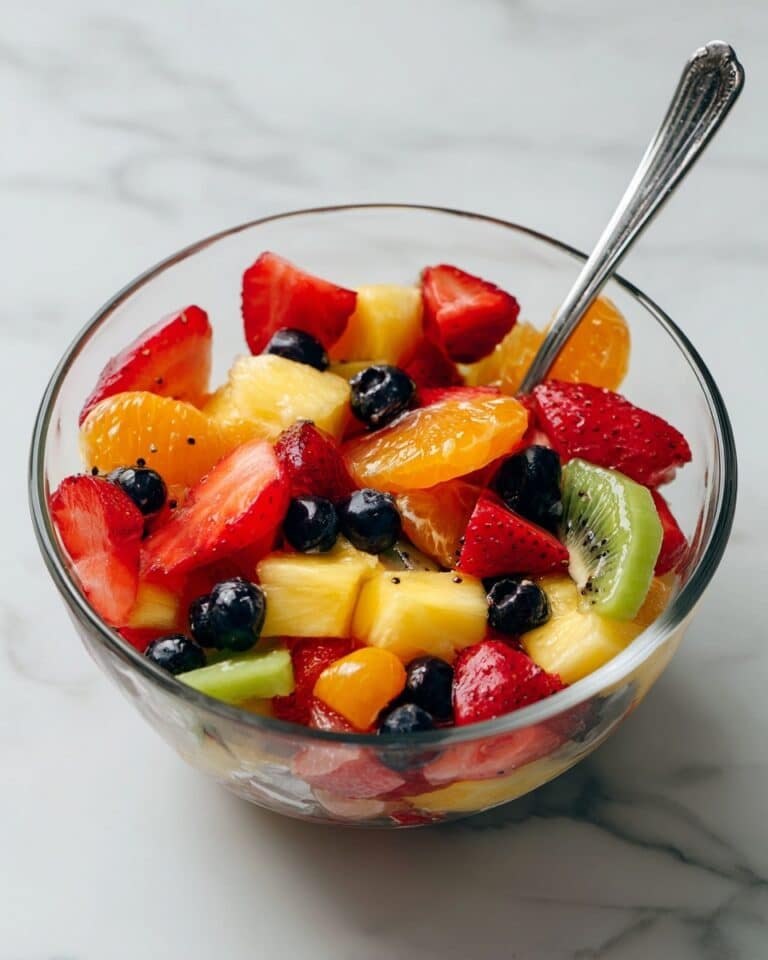 Fruit Salad with Honey-Lime Poppy Seed Dressing Recipe