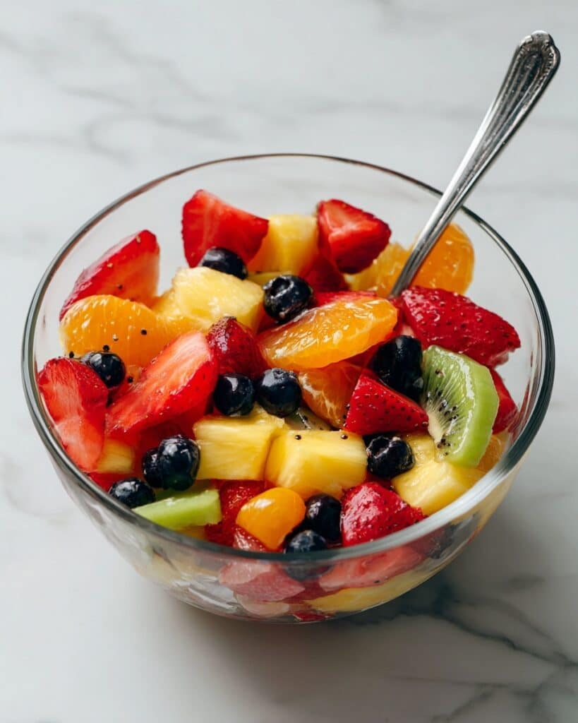 Fruit Salad with Honey-Lime Poppy Seed Dressing Recipe