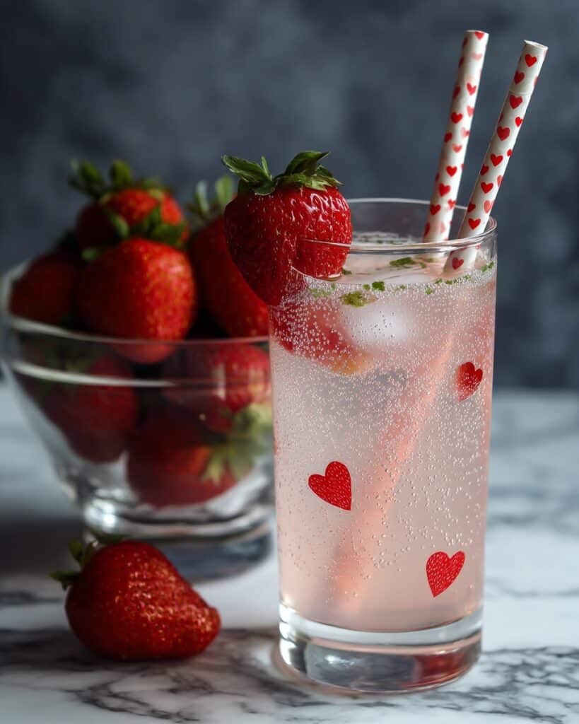 Strawberry Basil Spritzer Recipe