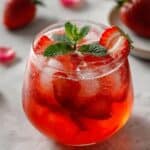 Homemade Fresh Strawberry Lemonade Recipe