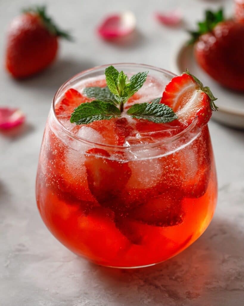 Homemade Fresh Strawberry Lemonade Recipe