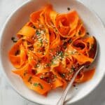 Raw Carrot Salad with Lime and Sesame Seeds Recipe