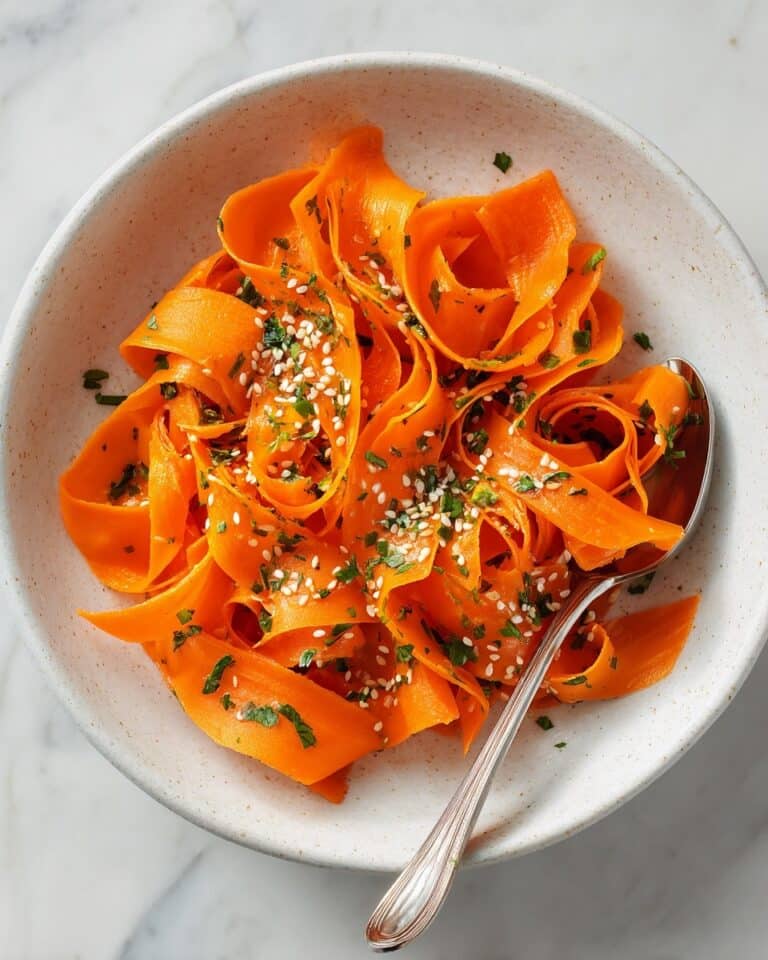 Raw Carrot Salad with Lime and Sesame Seeds Recipe