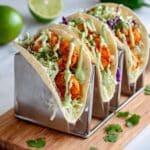 Spicy Shrimp Tacos with Avocado Crema Recipe
