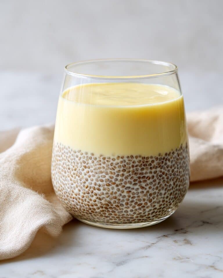 Lemon Vanilla Chia Pudding with Lemon Curd Layer Recipe