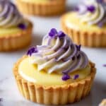 Mini Lemon Tart with Lilac Meringue Recipe