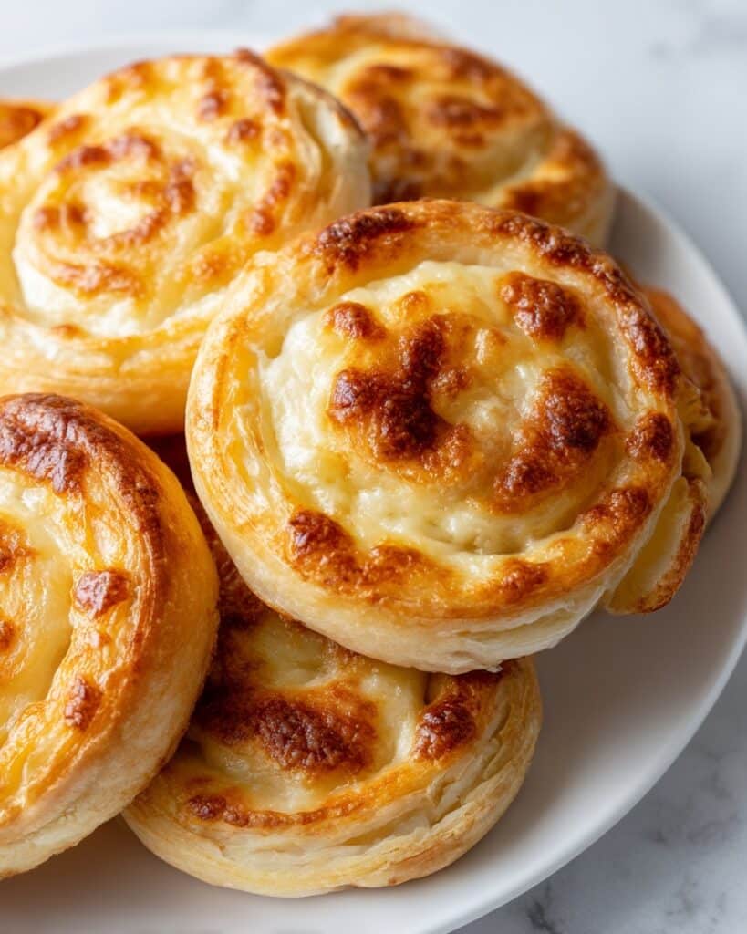 Cheesy Italian Salami Puff Pastry Pinwheels Recipe