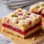 Rhubarb Bars with Shortbread Crust Recipe