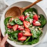 15-Minute Strawberry Spinach Salad Recipe