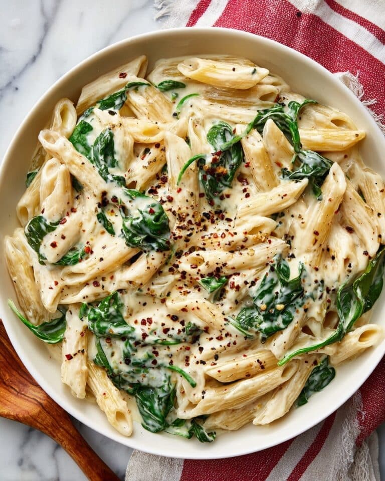 Spinach Dip Pasta Salad Recipe