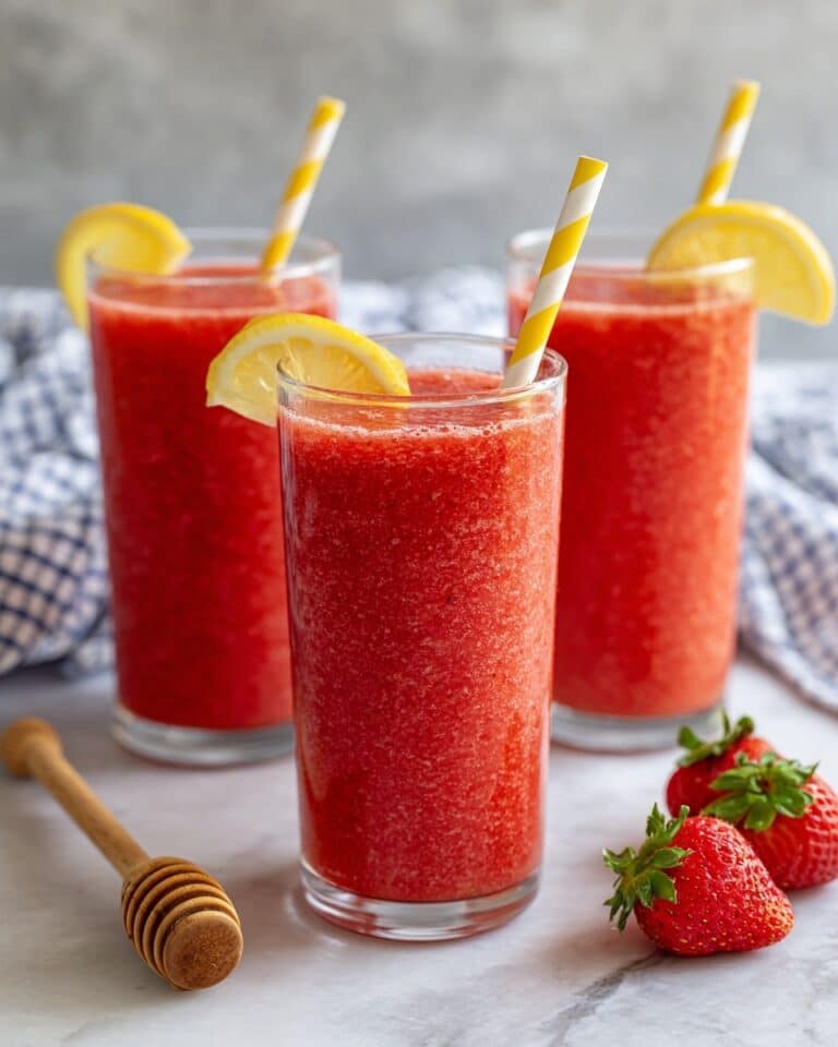 Honey Strawberry Lemonade Recipe