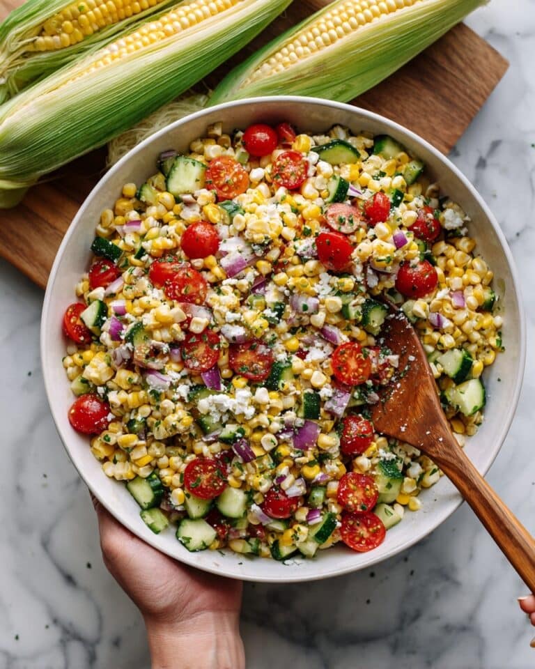 Fresh Corn & Cherry Tomato Salad with Feta and Cilantro Recipe