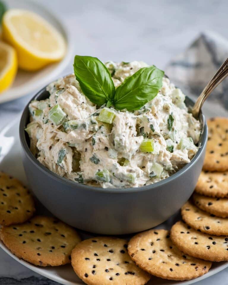 Easy Lemon Basil Chicken Salad Recipe