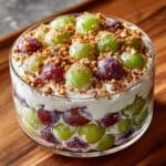 Creamy Grape Salad with Pecans Recipe
