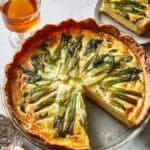 Crustless Spinach & Asparagus Quiche with Gruyère Recipe