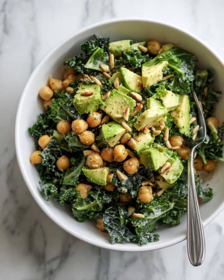 Lemony Avocado and Spinach Chickpea Salad Recipe